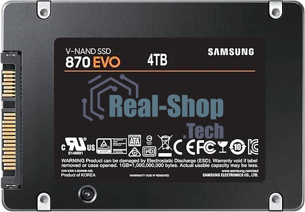 Накопитель SSD Samsung 4Tb 870 EVO, V-NAND, 2.5
