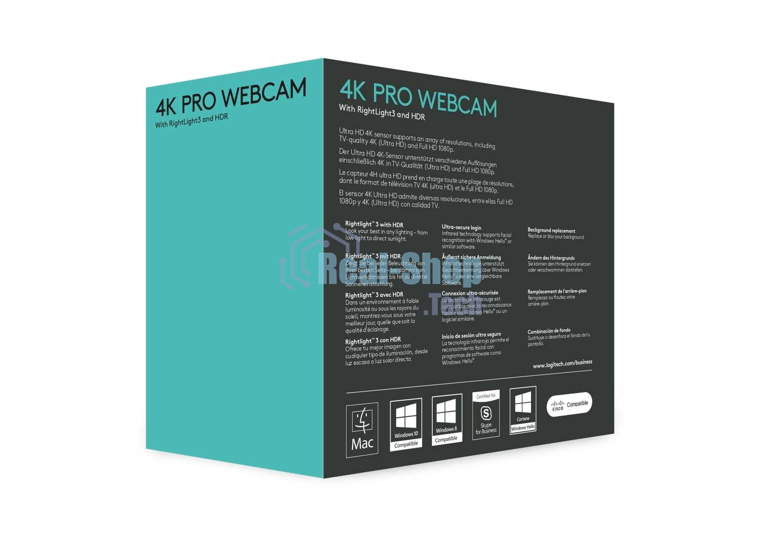 Веб-камера Logitech Webcam BRIO