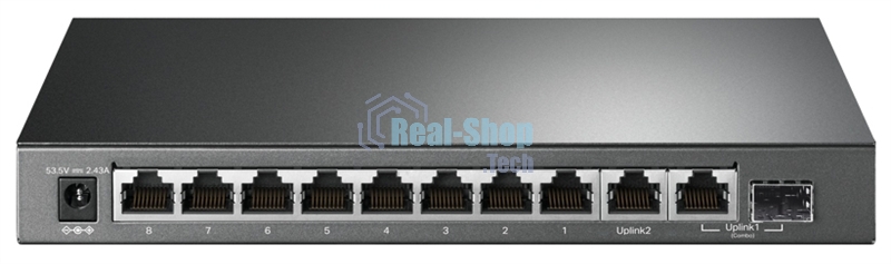 Коммутатор настольный TP-Link TL-SG1210MP 10-портовый гигабитный на 8 портов PoE+
