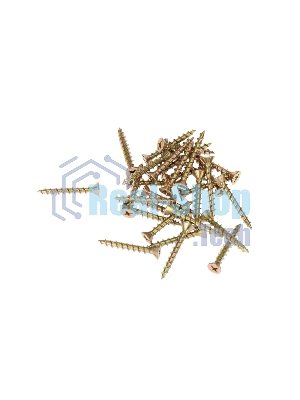 Саморез оконный Kranz острый, 4.1х30, желтый цинк, упаковка поставщика (10 000 шт.)