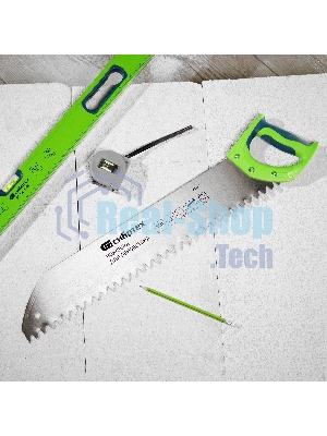 Ножовка для пенобетона Сибртех, 550 мм двухкомпонентная рукоятка