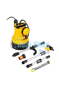 Дренажный насос для чистой воды Denzel DPB400, 400 Вт, подъем 11 м, 5500 л/ч