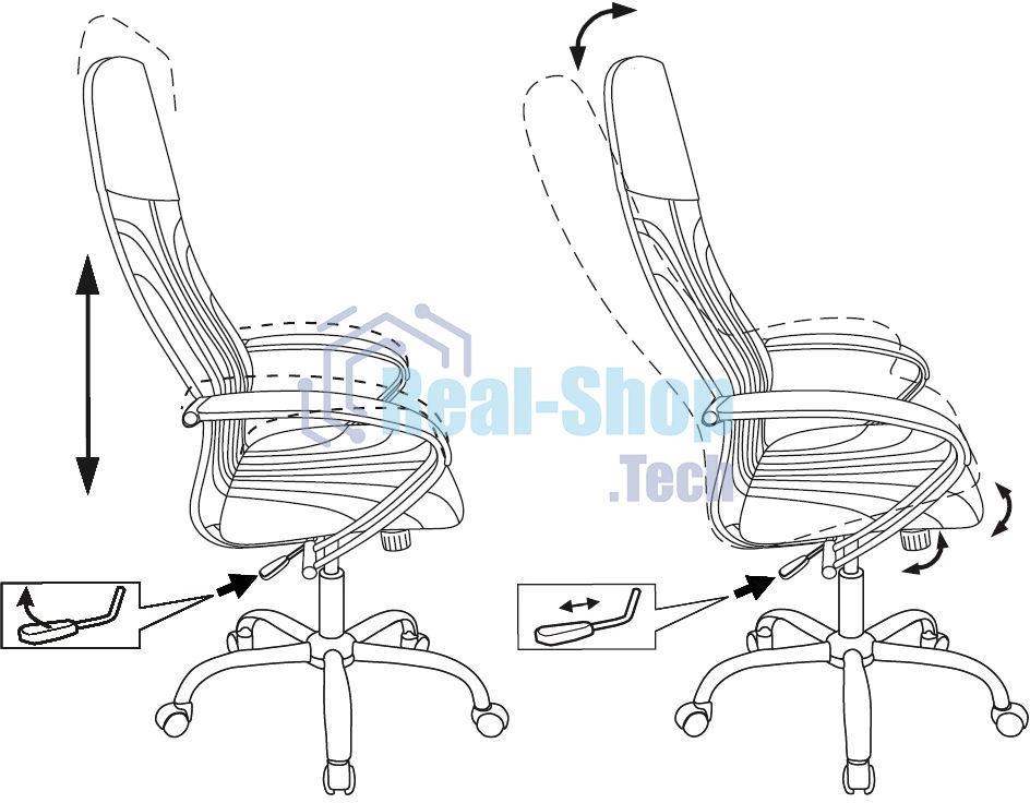 Кресло руководителя Бюрократ CH-610SL черный эко.кожа крестов. металл хром пластик черный