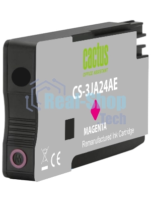 Картридж струйный Cactus CS-3JA24AE 963 пурпурный пигментный (11 мл) для HP OfficeJet 9010/9012/9013/9014/9015/9016/9019/9020/9025