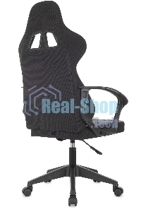 Кресло игровое Zombie Carry черный/серый, крестов. пластик