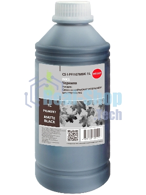 Чернила Cactus CS-I-PFI107MBK-1L PFI-107 черный матовый 1000мл для Canon imageProGRAF iPF670/680/685/770/780/785