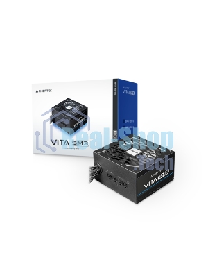Блок питания Chieftec Vita SM3 BPX-850-C (ATX 3.1, 850W, 80 PLUS BRONZE, Active PFC, 120мм fan, Semi-modular Cable Management) Retail