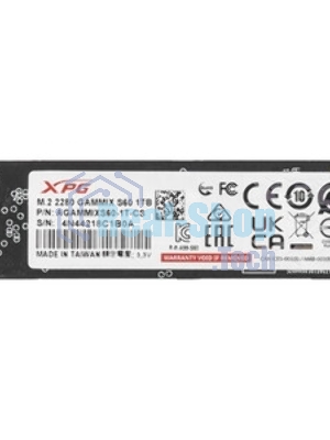 Накопитель SSD ADATA XPG GAMMIX S60, 1Tb, PCIe 4.0 x4, M.2 2280, NVMe, R/W 5000/3200, с радиатором