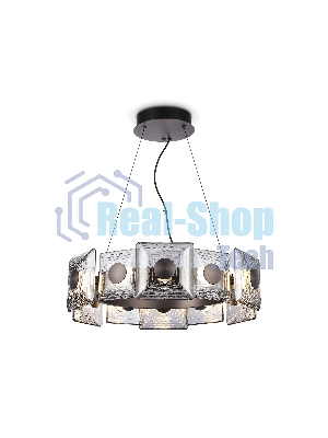 Светильник Ambrella light LH31024 GR/SM серый/дымчатый 56W 3000K D570*150