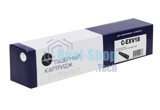 Тонер NetProduct C-EXV18 для Canon iR 1018/1020/1022/1024 (NetProduct) NEW C-EXV18, 8,4К, туба