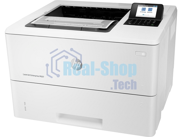 Принтер лазерный HP LaserJet Enterprise M507dn (1PV87A), A4, ч/б, печ. до 43 стр/мин, 1200 x 1200 dpi, USB, RJ-45, Air Print, Mopria