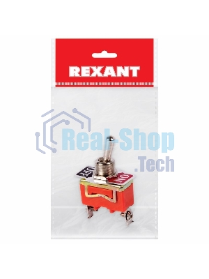 Тумблер Rexant 250V 15А (2c) ON-OFF однополюсный (KN-101) Индивидуальная упаковка 1 шт