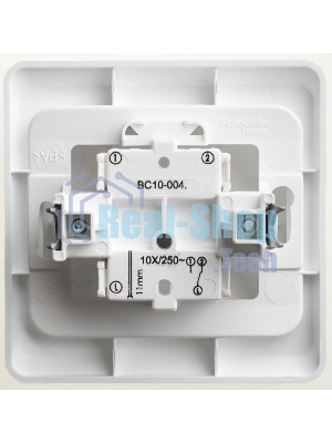 Переключатель 1-кл. СП Этюд 10А бел. SchE BC10-004B