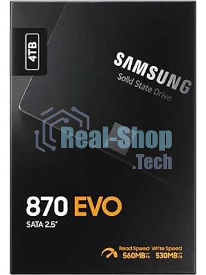 Накопитель SSD Samsung 4Tb 870 EVO, V-NAND, 2.5