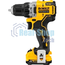 Дрель-шуруповерт DeWalt DCD701D2, Аккумуляторная, 12В, 2 АКБ, Кейс