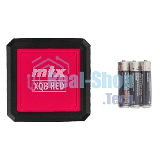 Лазерный уровень MTX XQB RED Basic SET, 10 м, красный луч, батарейки, резьба 1/4