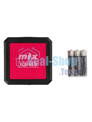 Лазерный уровень MTX XQB RED Basic SET, 10 м, красный луч, батарейки, резьба 1/4