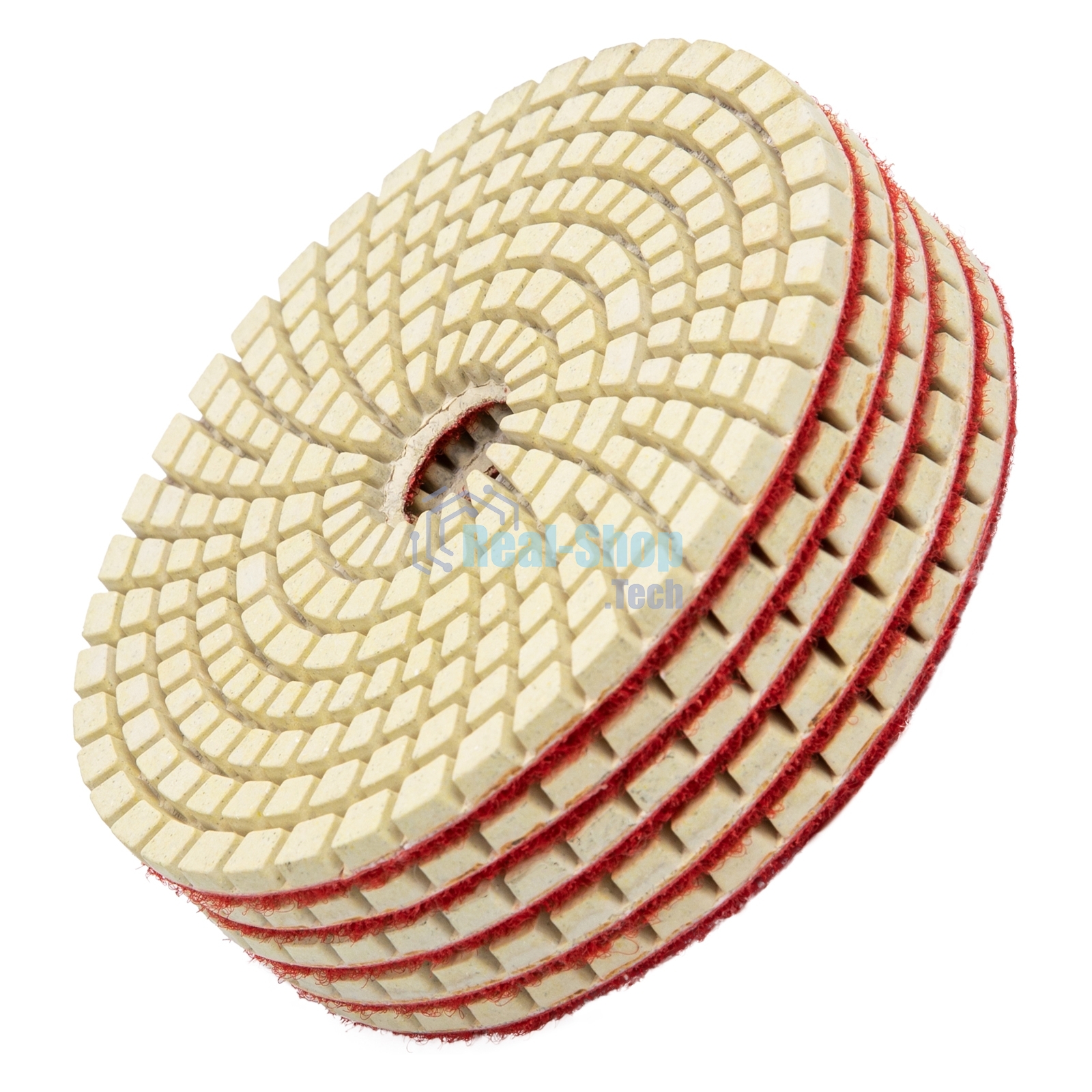 Алмазный гибкий шлифовальный круг Matrix, 100 мм, P 100, мокрое шлифование, 5шт.