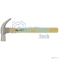 Молоток-гвоздодер Sparta 450 г боек 27 мм деревянная рукоятка