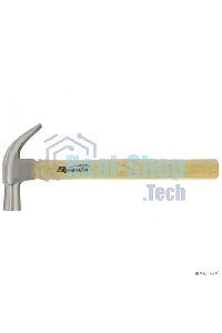 Молоток-гвоздодер Sparta 450 г боек 27 мм деревянная рукоятка