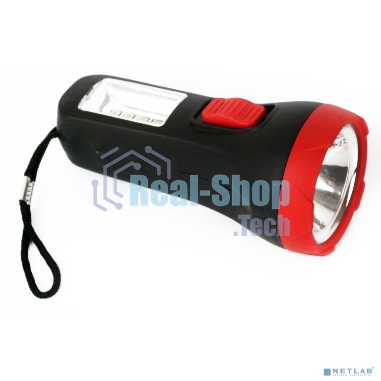 Фонарь LED16014 1 + 4SMD LED 2 реж. 1XR6 пласт блист-пакет Ultraflash 14253