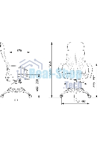 Кресло руководителя Бюрократ CH-610SL черный эко.кожа крестов. металл хром пластик черный