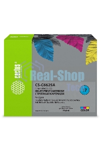 Картридж струйный Cactus CS-C6625A №17 цветной (480 стр., 39 мл.) для HP DJ 816c/817/825/840/841c/842c/843c/845c