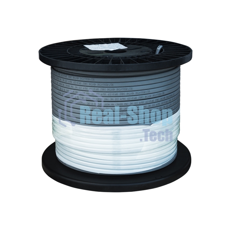 Кабель греющий саморегулирующийся для труб, водостоков, крыш 40КНС 2ЛП-65/85, UV, неэкранированный, 40Вт/м, 200м PROconnect