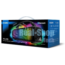 Портативная колонка Sven PS-235 черный 12W 2.0 BT 3600mAh (SV-022075)