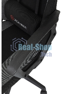 Кресло игровое Zombie Carry черный/серый, крестов. пластик