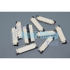 Разъем FPC Half Coverage Bottom Contact 1.0K-BX-16PWB 16 pin высота 2мм шаг 1мм 10 шт