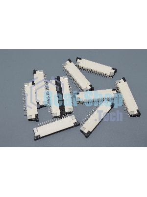 Разъем FPC Half Coverage Bottom Contact 1.0K-BX-16PWB 16 pin высота 2мм шаг 1мм 10 шт