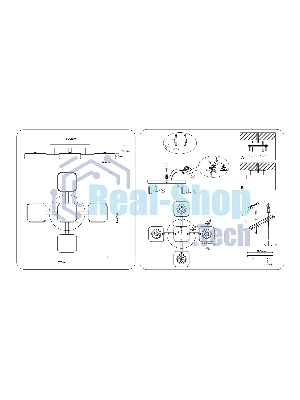 Светильник Ambrella light FL4882/5 GR/WD серый/дерево 90W 3000-6000K 675*675*110 (без ПДУ)