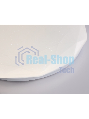 Светодиодный светильник RGB Ambrella light FZ417 WH белый IP20 46W 3000K-6500K+RGB D380*60 (ПДУ ИК)