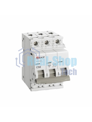 Выключатель автоматический модульный 3п 50А C 4.5кА ВА 47-63N PROxima EKF M634350C