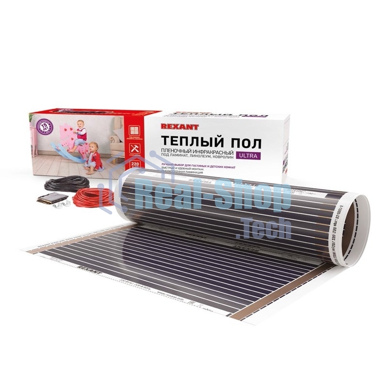 Пленочный теплый пол Rexant Ultra RXM 2203 м2/0,5 х 6 м/660 Вт