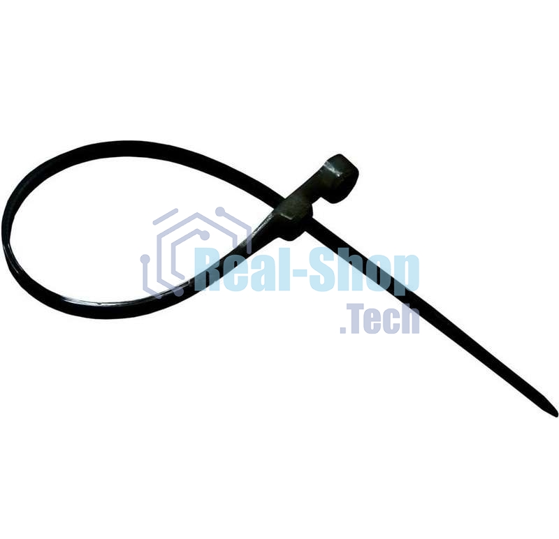 Хомут кабельный под винт Rexant 07-0155 3.6х150 нейл. черный (уп. 100 шт)