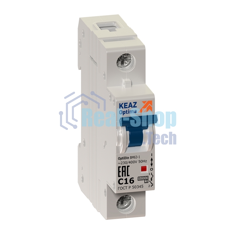 Выключатель автоматический OptiDin BM63-1C2-УХЛ3 (Новый) 260507 КЭАЗ