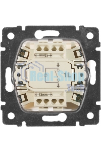 Механизм выключателя 1-кл. СП Valena 10А IP31 с зел. инд. бел. Legrand 774410