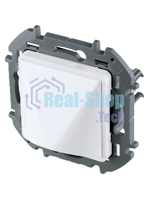 Вывод кабеля с зажимом для крепления Inspiria белый