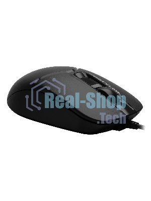 Мышь проводная A4Tech Fstyler FM12S черный, 1200 dpi, USB, кнопки - 3