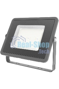 Прожектор светодиодный Gauss Qplus 100Вт 6500К 8500лм IP65 графит. сер. 1/4