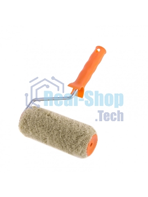 Валик Сибртех Фасадные работы, 180мм, ворс 18мм, D 48мм, D ручки 8мм, полиакрил, полиэстер