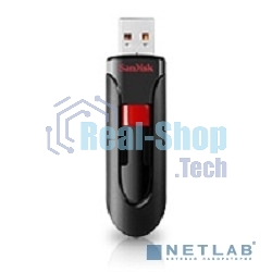 Флешка USB Sandisk 64Gb Cruzer Glide SDCZ60-064G-B35 USB 2.0 черный/красный