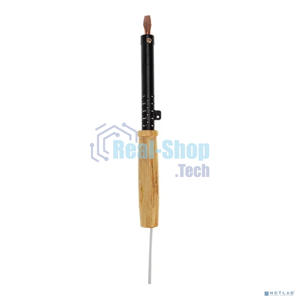 Паяльник Rexant ЭПСН 220В 80Вт дерев. ручка ПД