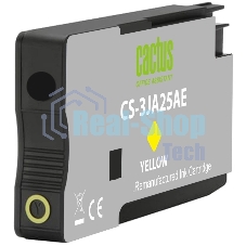 Картридж струйный Cactus CS-3JA25AE 963 желтый пигментный (11 мл) для HP OfficeJet 9010/9012/9013/9014/9015/9016/9019/9020/9025