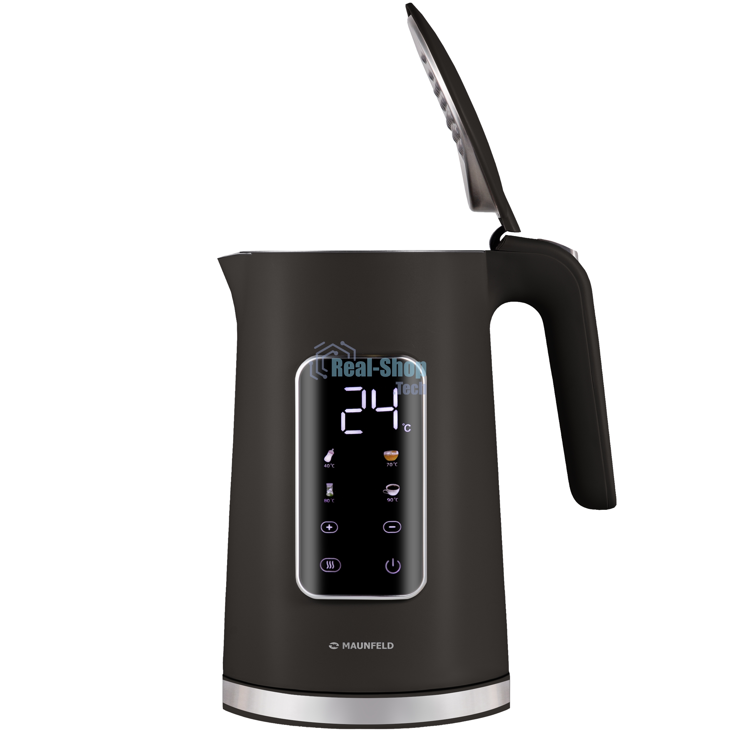 Чайник электрический Maunfeld MGK-635DBK черный, 1,7 л, 2200 Вт