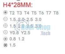 Отвертка с набором бит Jakemy JM-8170