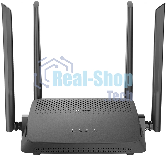 Роутер беспроводной D-Link DIR-825/RU/R7 (DIR-825/RU/R7A) AC1200 10/100/1000BASE-T черный