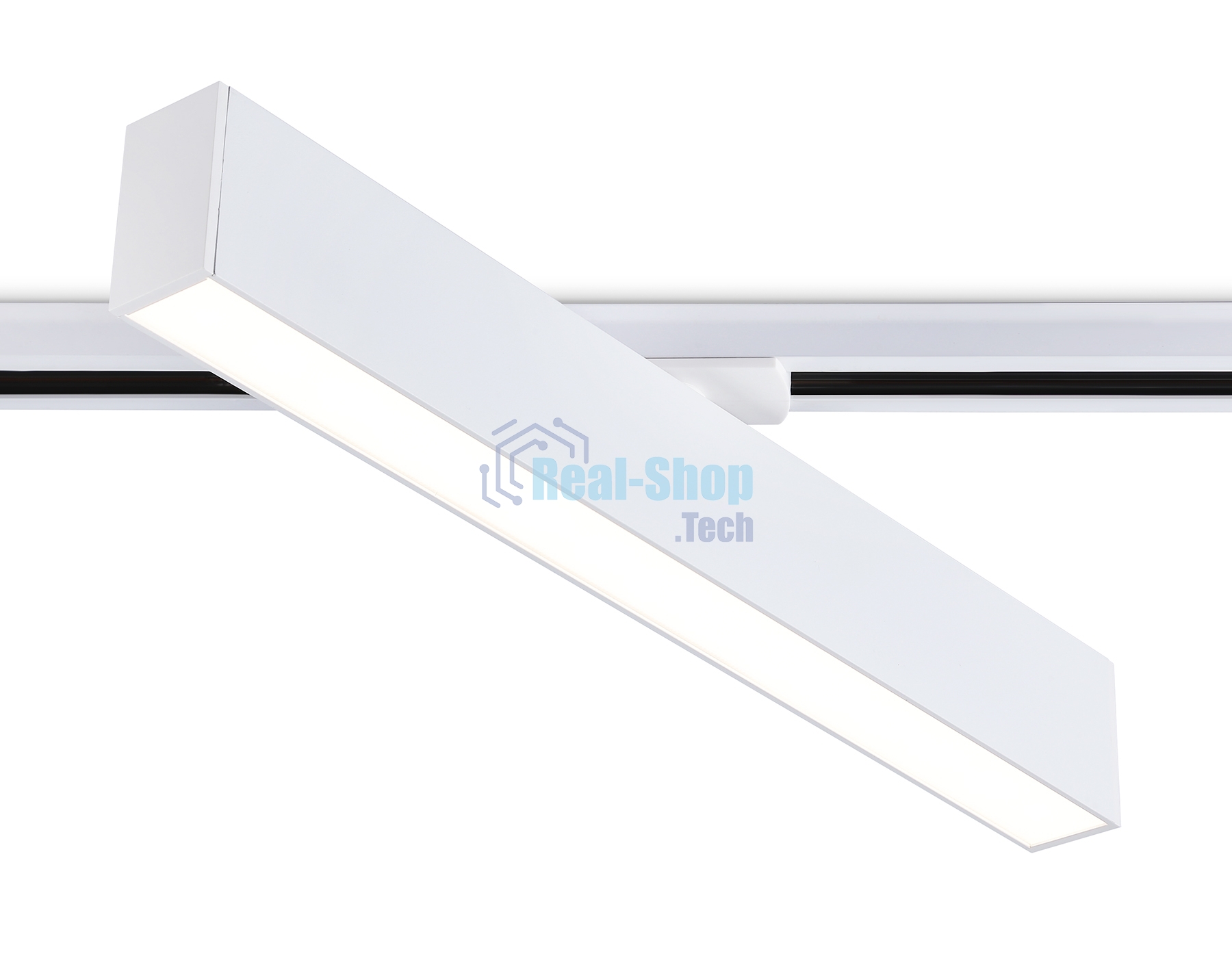 Трековый однофазный светильник Ambrella light GL6772 WH белый LED 24W 4200K 600*22*48